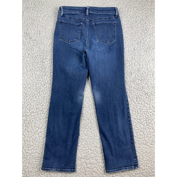 Talbots Barely Boot Womens Jeans Size 6P Cotton Blend Blue 27.5" Inseam - Picture 5 of 8